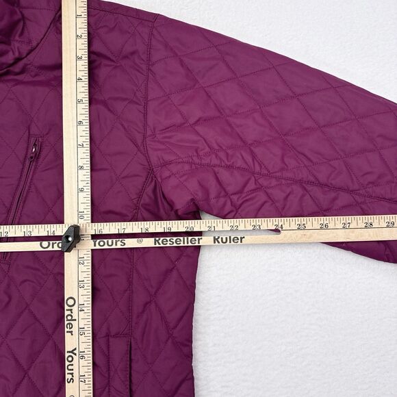 Columbia Jacket Women’s Size Medium Pink Interchange Quilted Full Zip Hiking - Picture 9 of 10